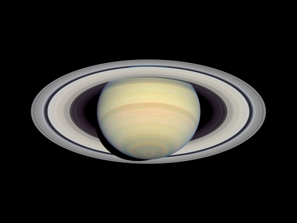 SATURN AND ITS BEAUTIFUL RING SYSTEM