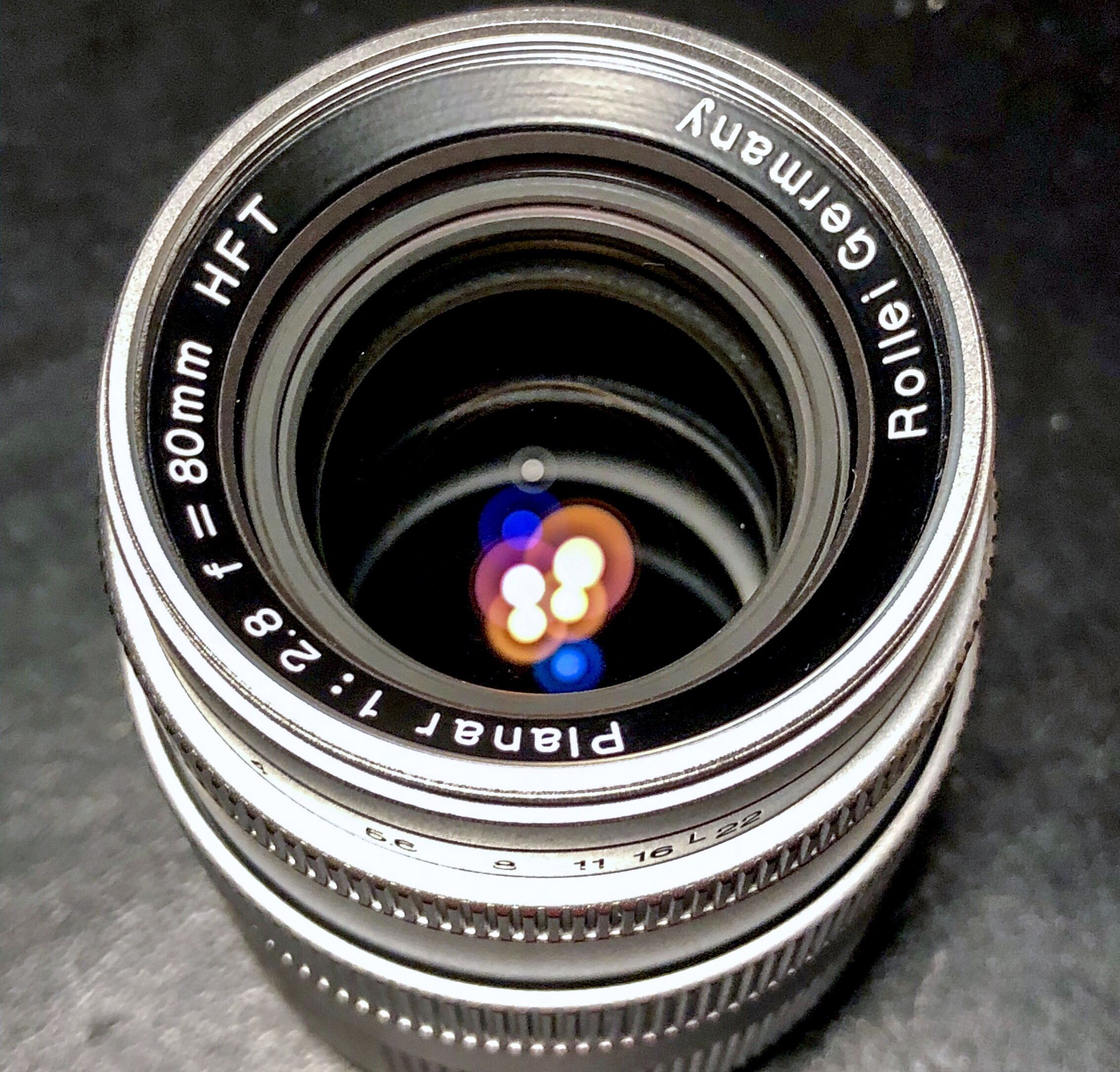 Hasselblad Rollei Planar 80/2.8 80mm f/2.8 HFT Lens in Leica L39 Screw Mount w/ M Adapter 