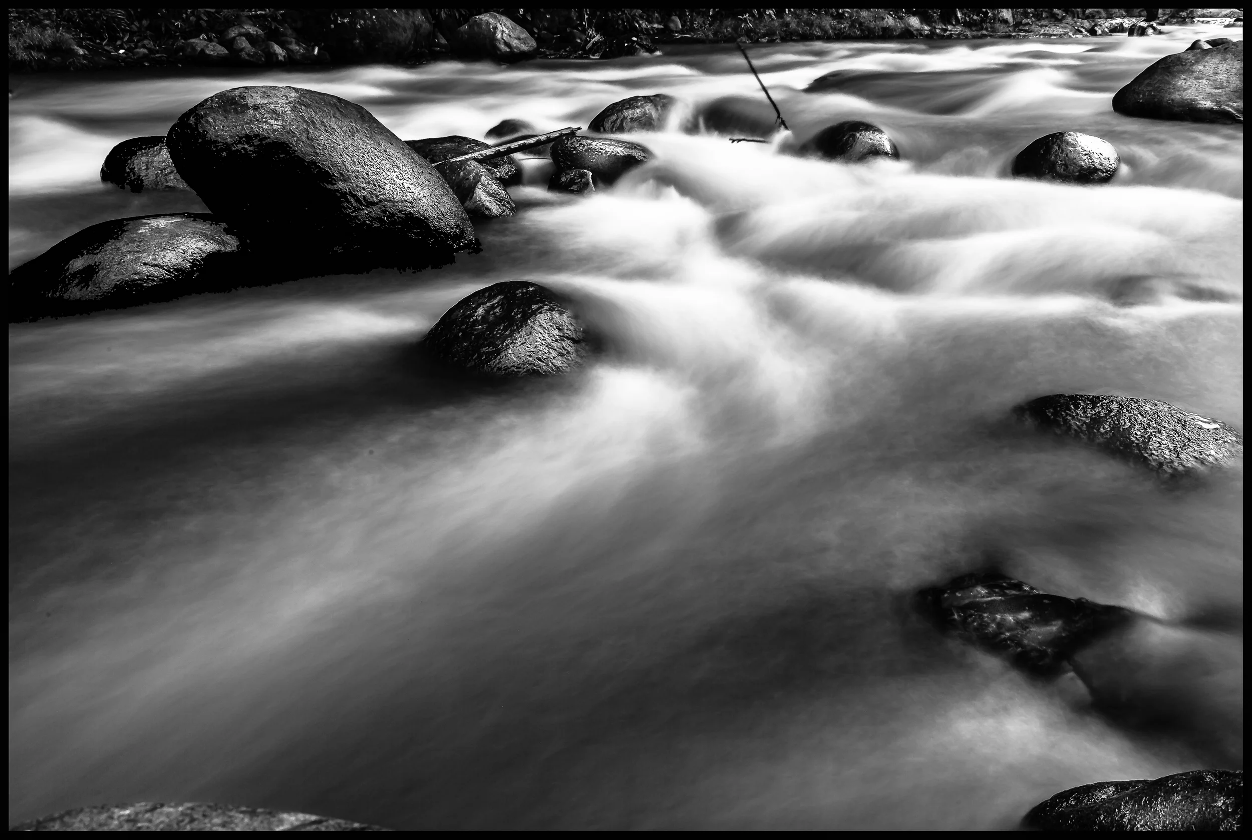 Mesmerizing Ayung River at night