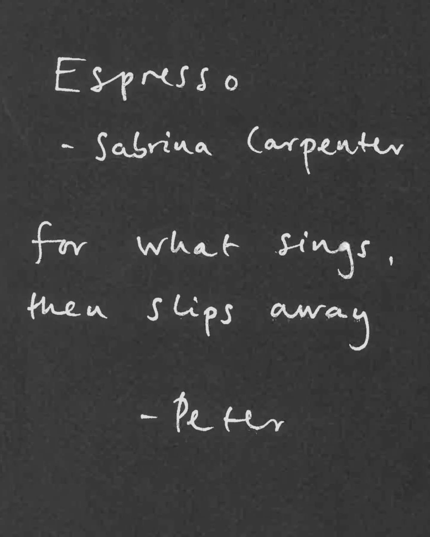 Espresso by Sabrina Carpenter but styled as Dido&rsquo;s Lament.