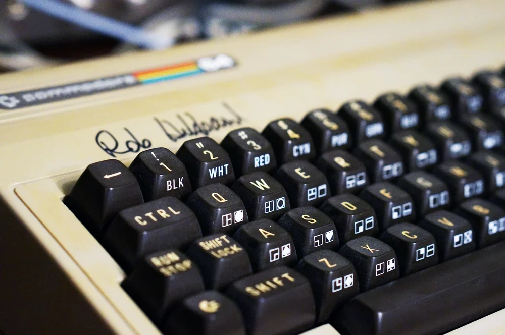 Rob Hubbard signed C64