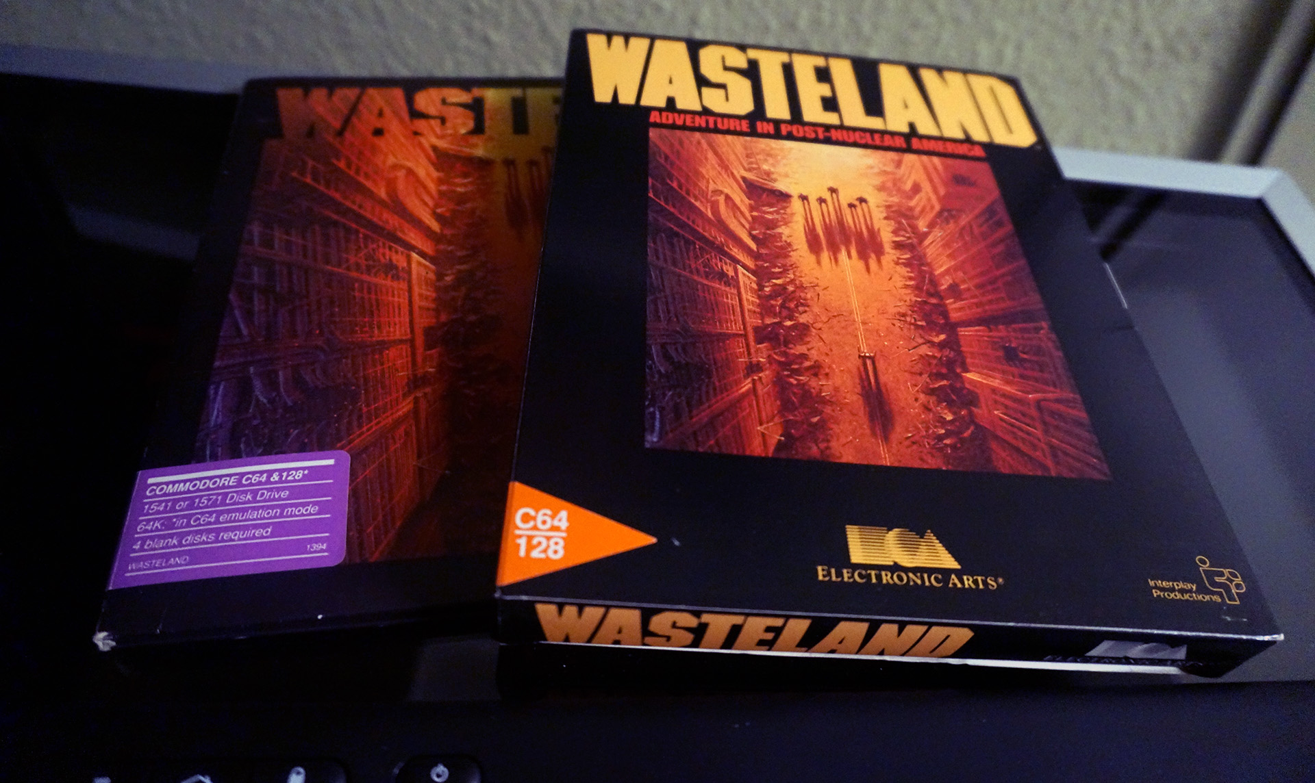 My original copies of Wasteland on C64