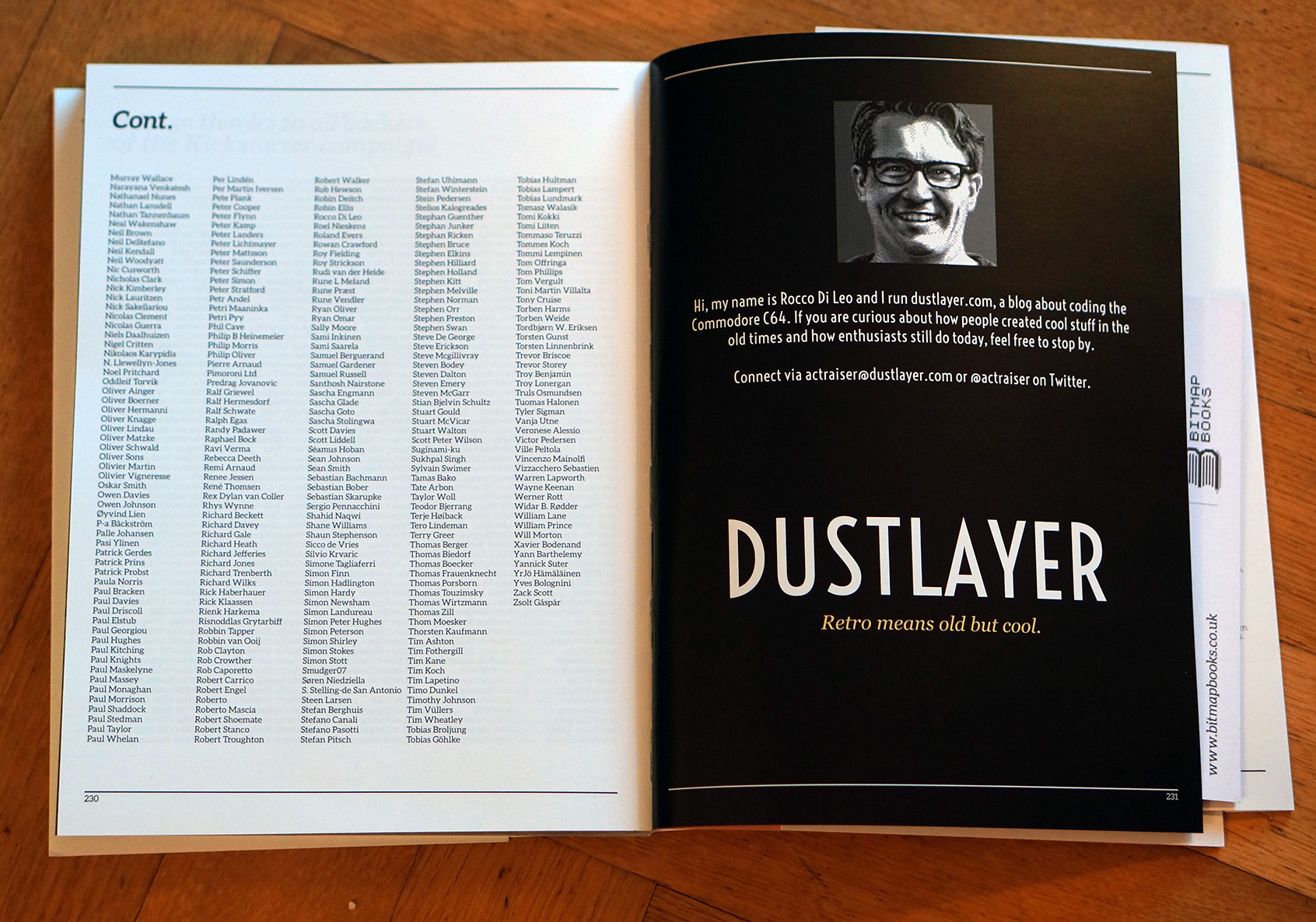 The first printed advertisement for dustlayer.com