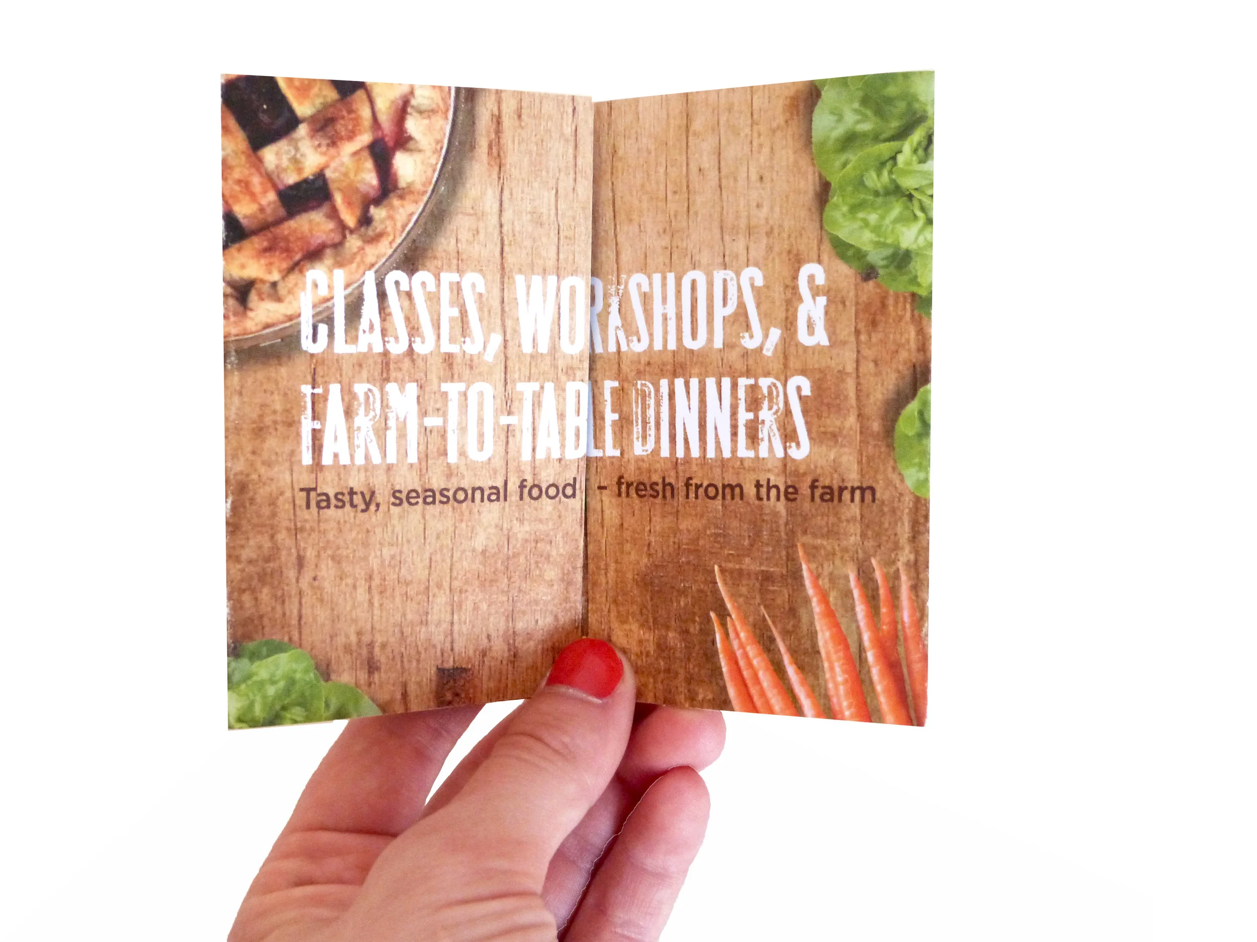 Custom promotional brochure for The Trustees of Reservations , Appleton Farms , Ipswich MA