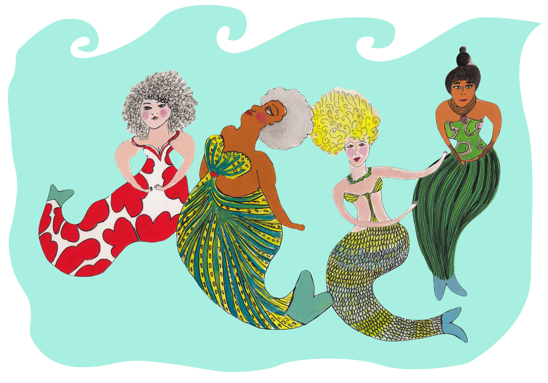 Four Mermaids