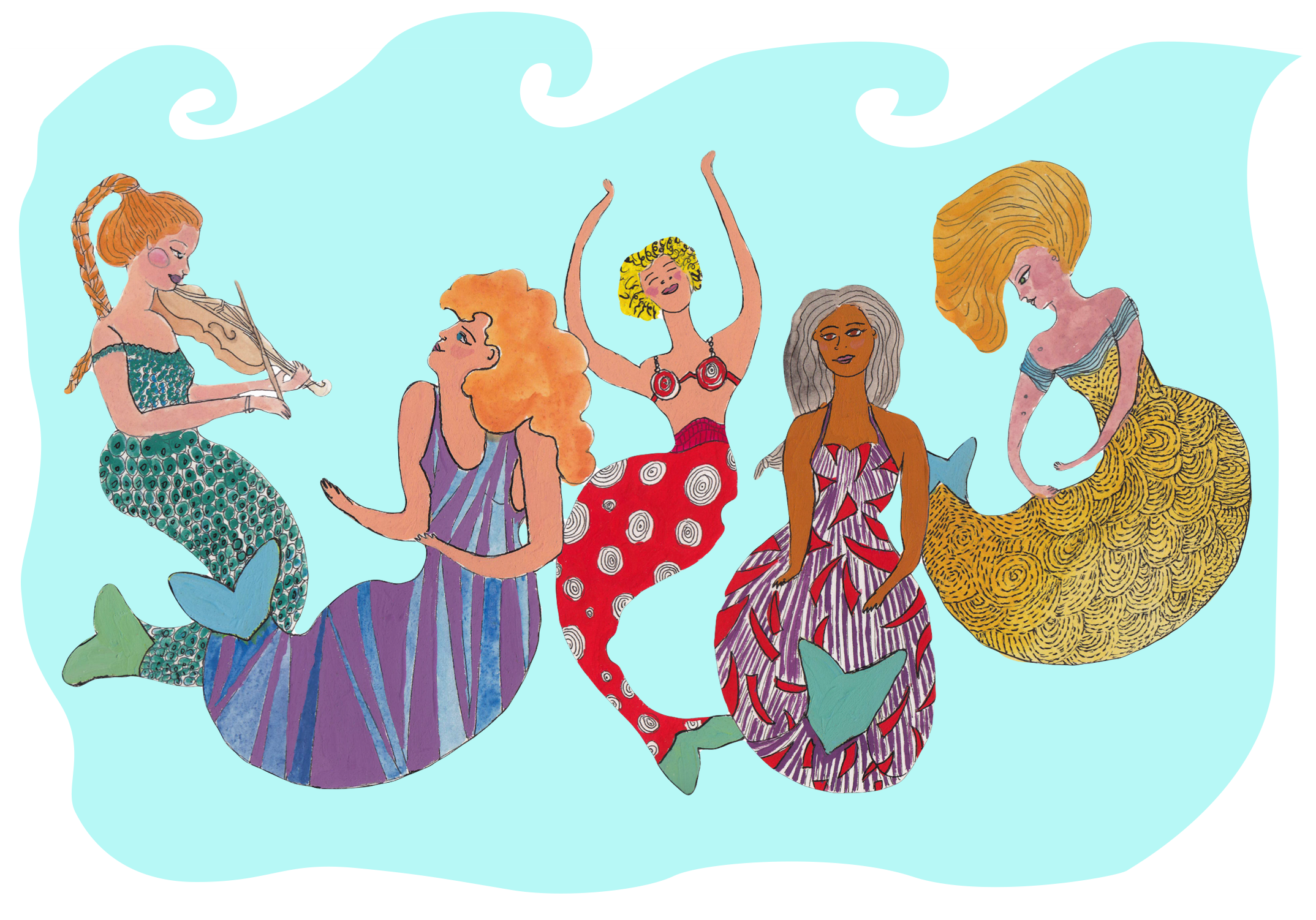 Five Mermaids