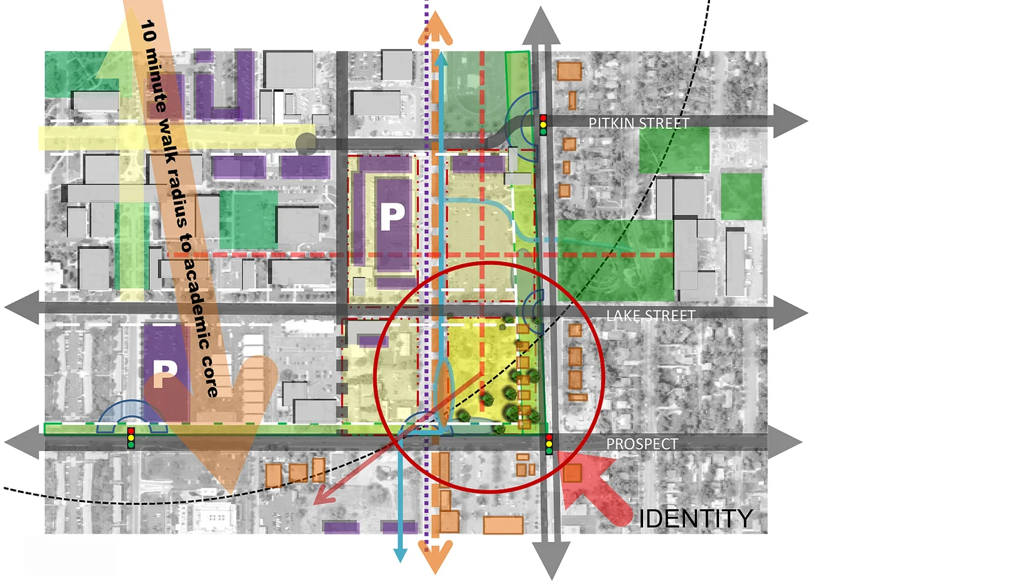 University Campus Gateway — [au]workshop: Architects + Urbanists