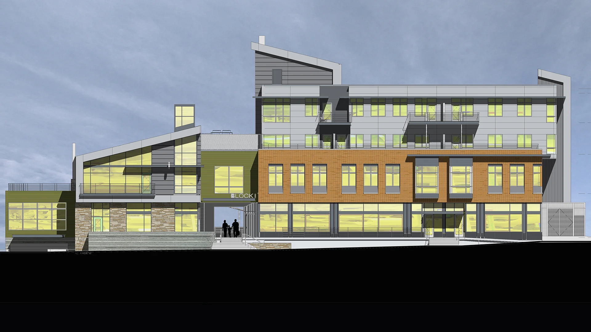 linden street elevation