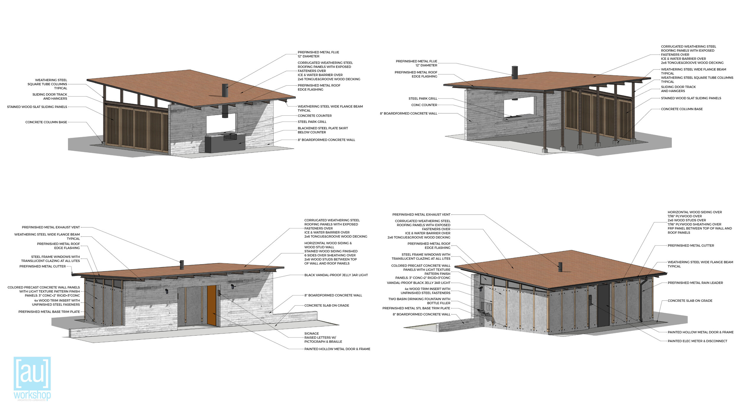 Picnic Shelter and Restroom Design Intent