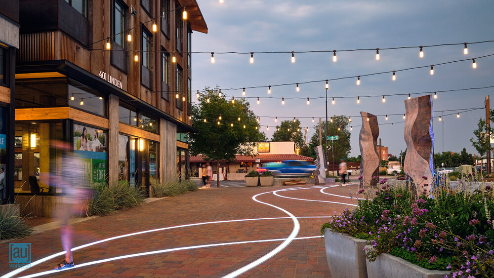 Willow Street Plaza - Dusk