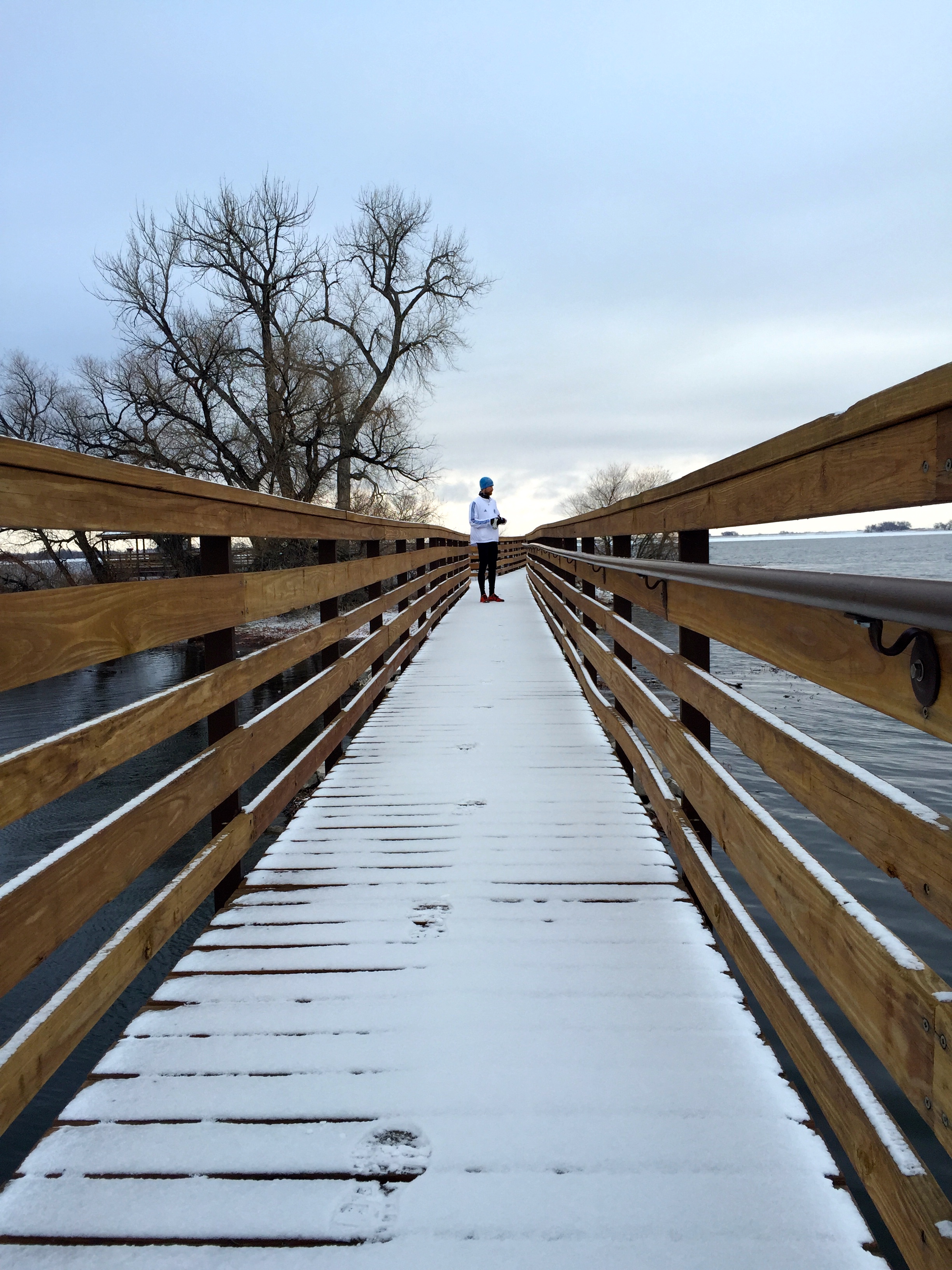 A brief pause out on the gazebo boardwalk