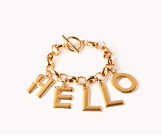 Hello There Bracelet, $5.80