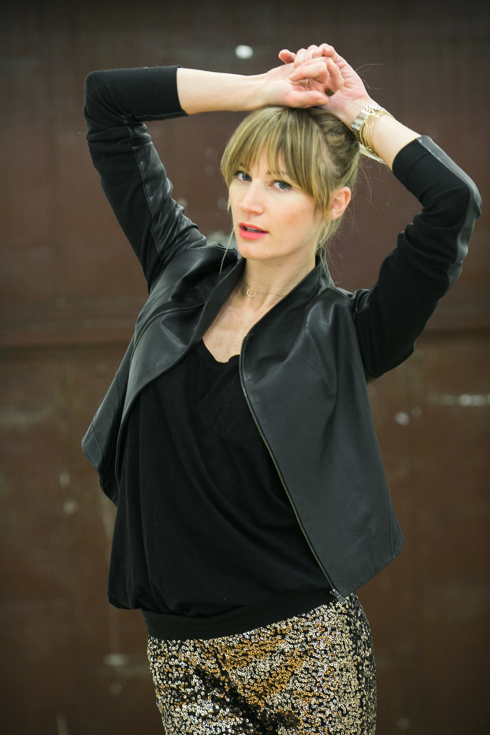 Jacket, Paige Denim ( similar here ); Tank, Forever 21 ; Pants, Wayf (available at Nordstrom); Boots, Free People ( similar here) *Photos by Phillip Van Nostrand