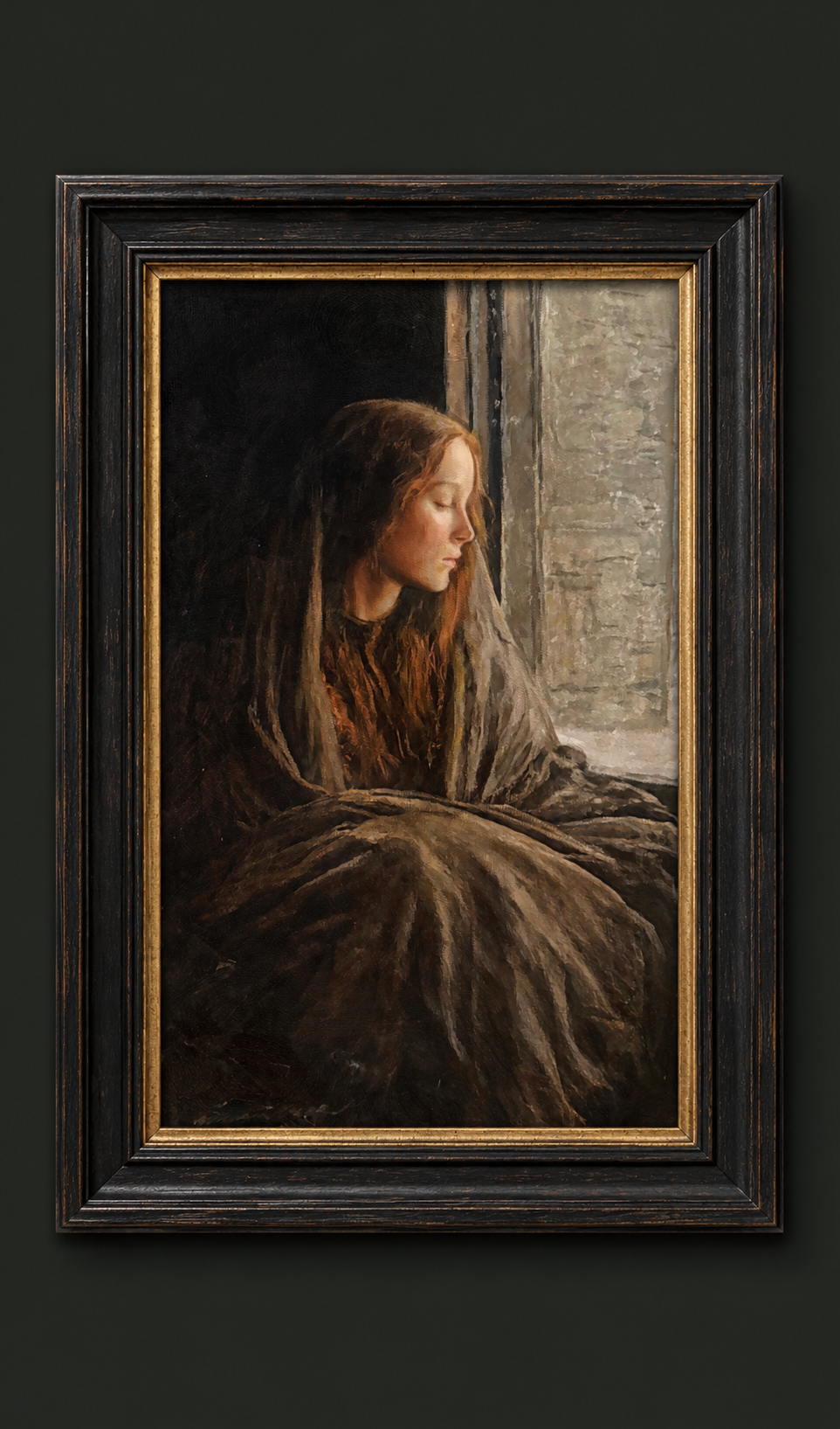 Snow Begins to Fall, Framed.png