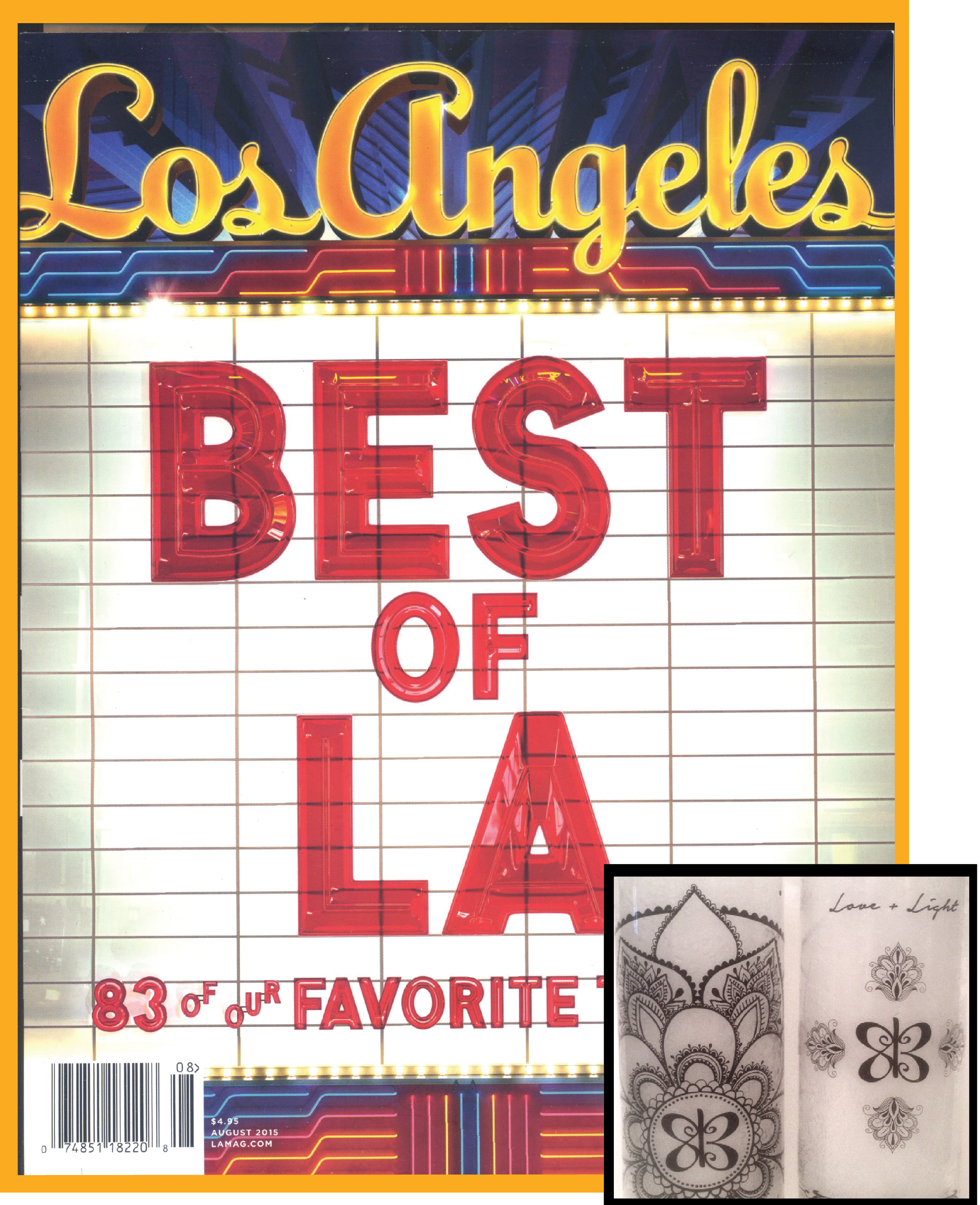 Our Mandala Candles - Loved in Los Angeles! 