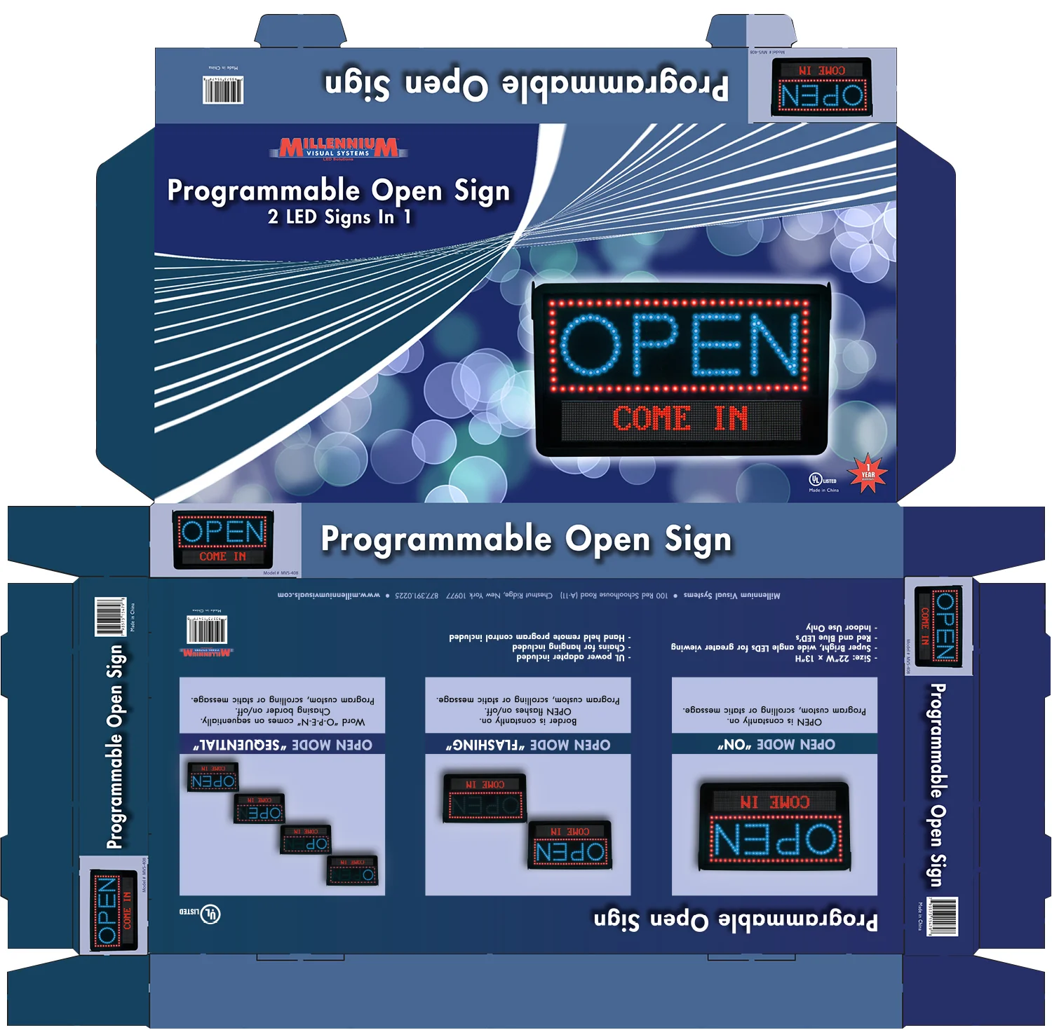 Programmable Open Sign