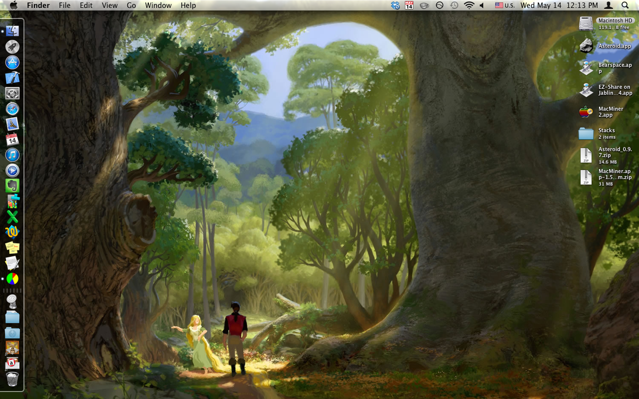 Tangled concept art for which I have trouble finding the original source.