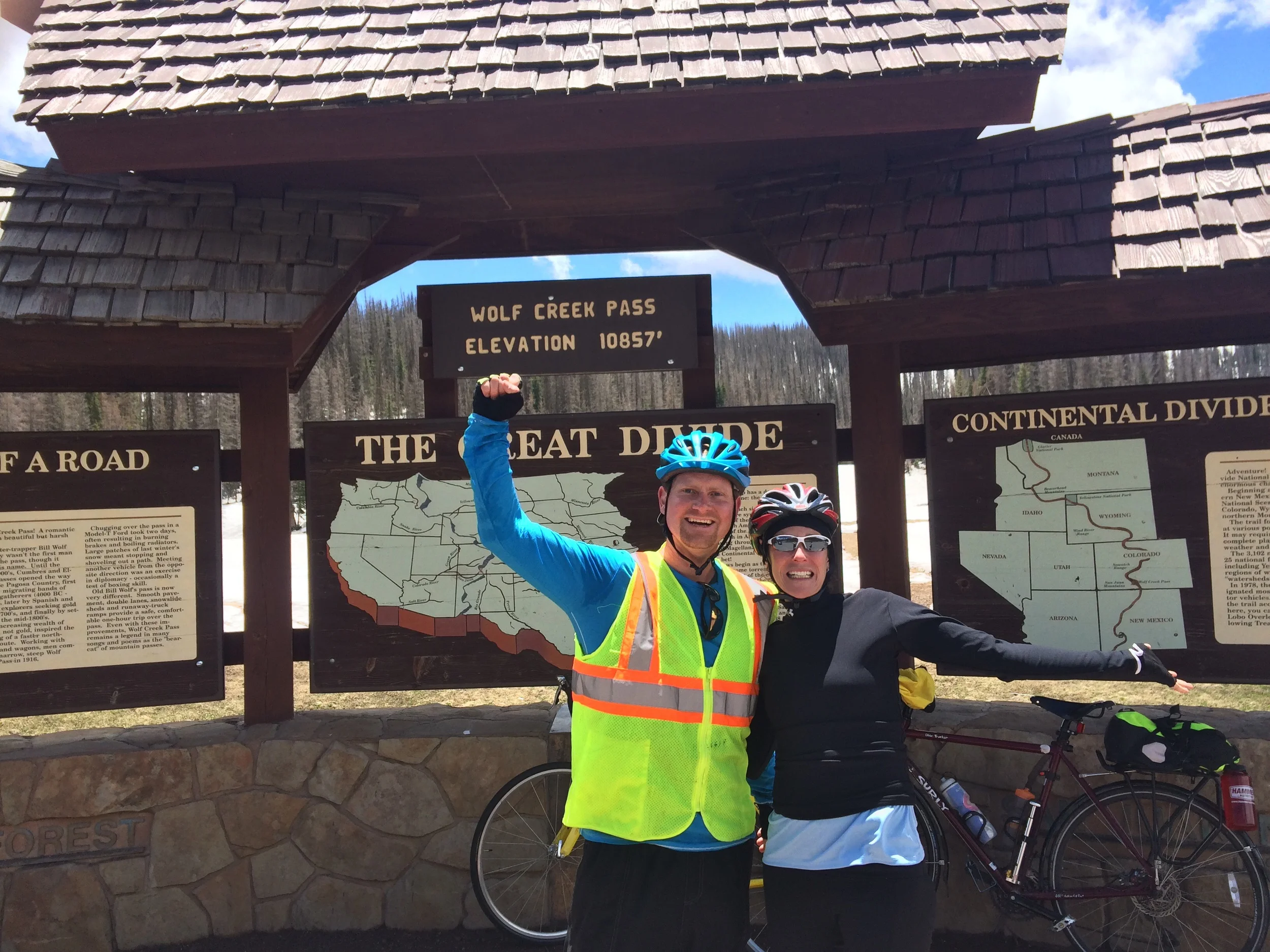 Victory! Wolf Creek Pass Summit