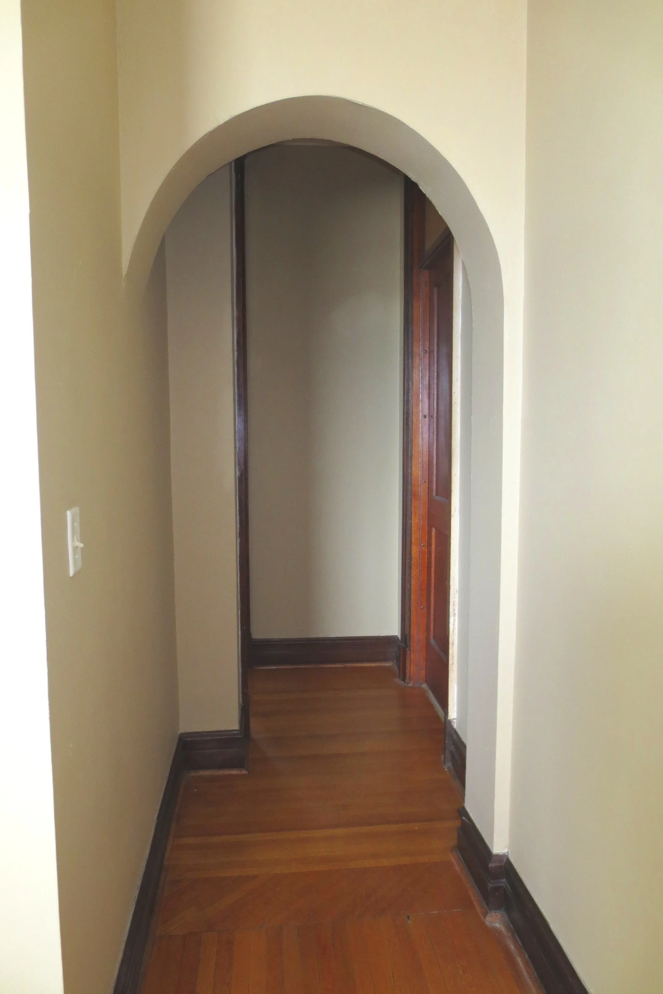  Living Room Entry and passage to Bedroom 