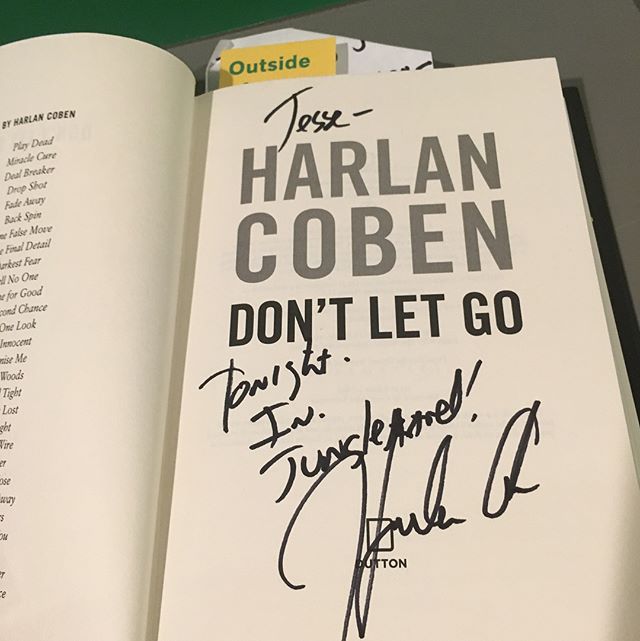 A great night meeting the great Harlan Coben!