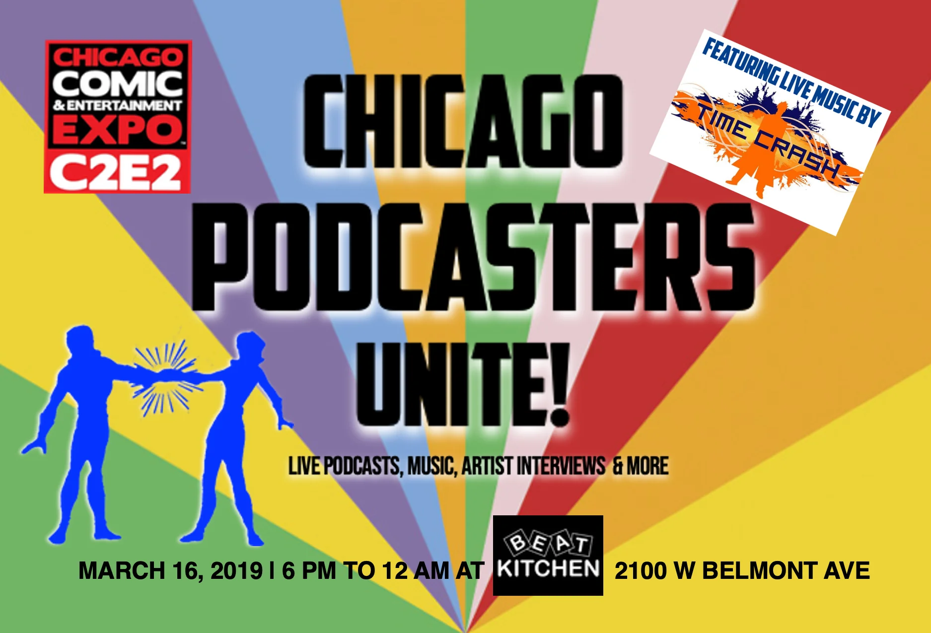 c2e2 Chicago Podcasters Unite POSTCARD A 4X6.jpg