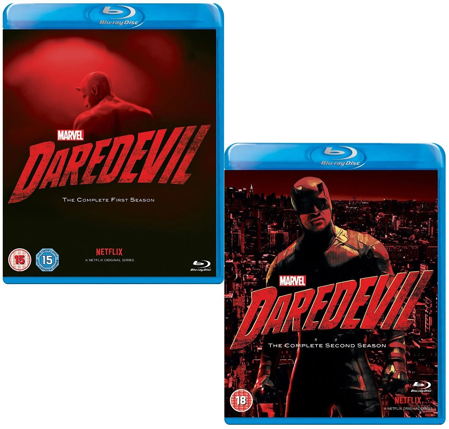 Daredevil: Complete Season 1 and 2 - Marvels Complete Daredevil Collection - 2 Movie Bundling Blu-ray