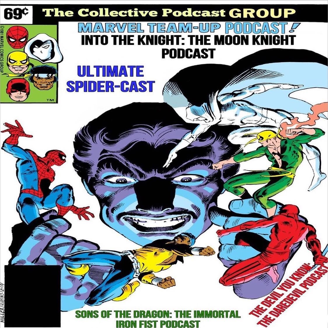 Repost from @capesandlunaticsmarvel
&bull;
Ultimate Spider-Cast/The Devil You Know #podcast Crossover! @nightwingpdp @lilithhellfire86 @itkmoonknight and @connormckenna111 review #marvelteamup annual #4 featuring #spiderman #daredevil #moonknight #lu