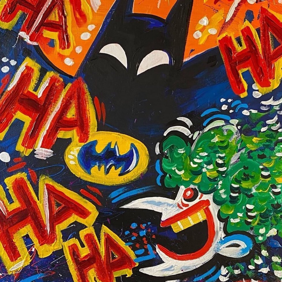 Now this is cool!!! Repost from @artbaltazarawyeah
&bull;
HA HA HA!!
#batman #joker