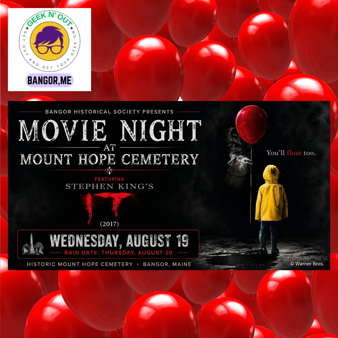 Watch Stephen King's It (2017) at Mount Hope Cemetery in Bangor, Maine