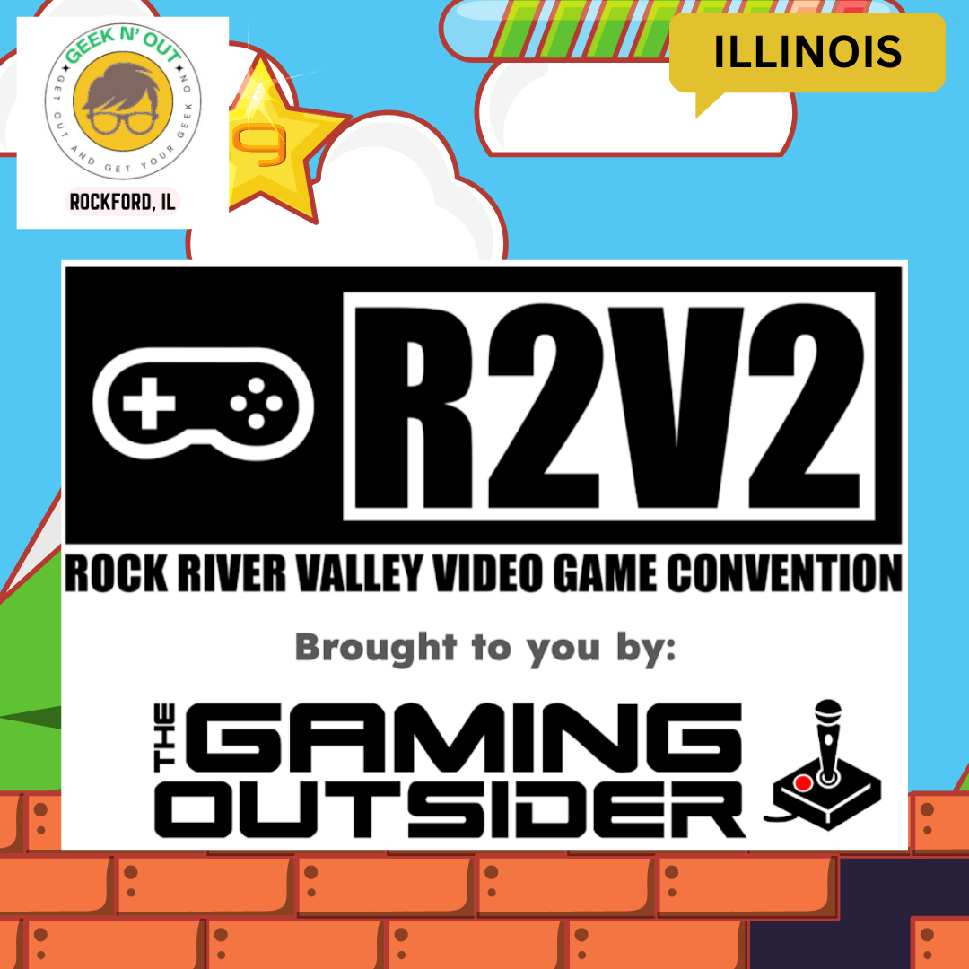 R2V2 Returns to Rockford: Retro Video Games, Mortal Kombat Guests &amp; Live Music