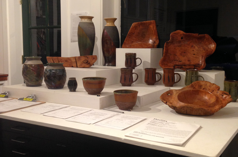 Jameson Burke - Ceramics & Pete Fischer - Burl Wood Vessels