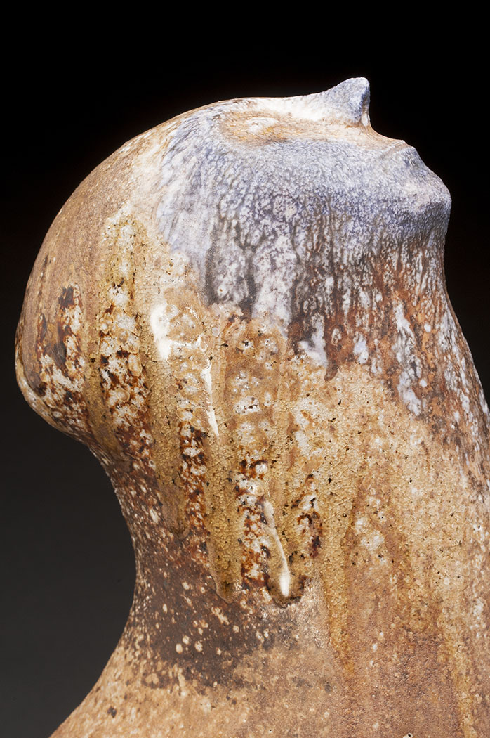 Belinda Bodnar Sound of Rain Wood-fired stoneware 18x12x12”