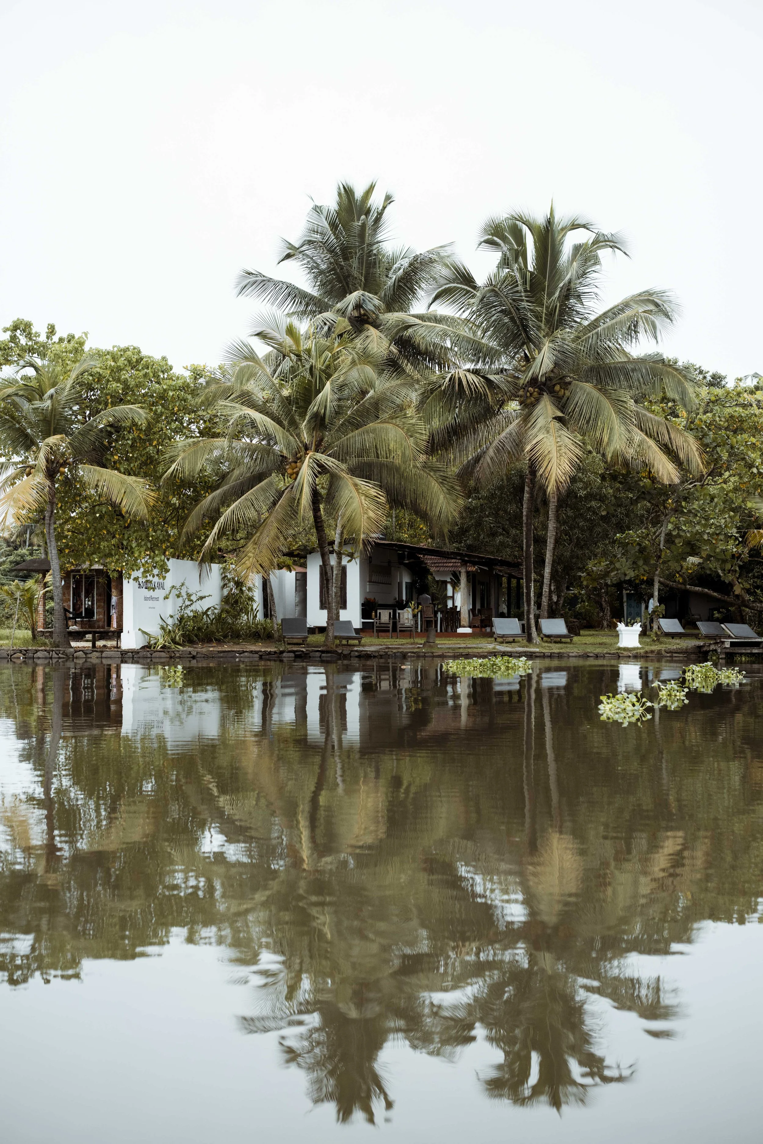 Kayal Island Retreat. Backwaters, Kerala.