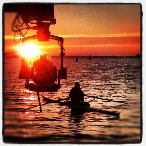 Filming On the Severn River