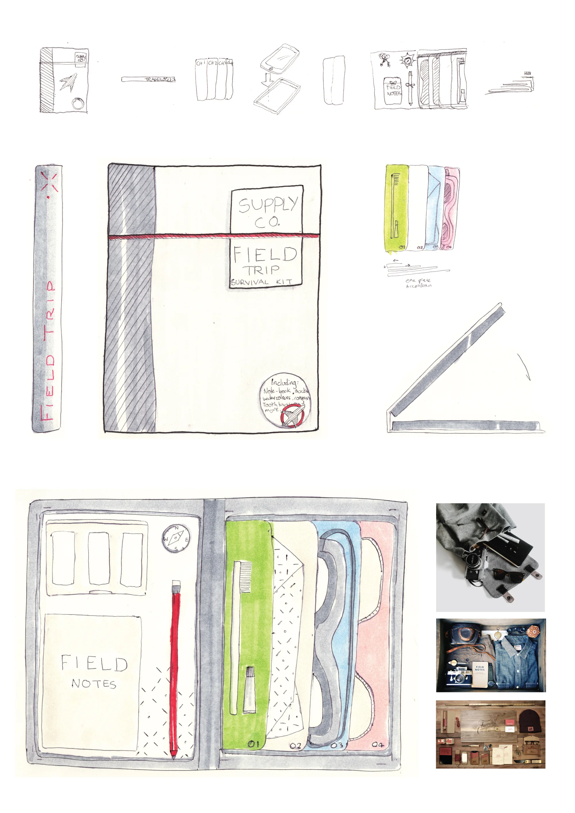 Initial concept sketches.