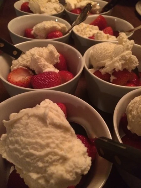 Summer means strawberries..