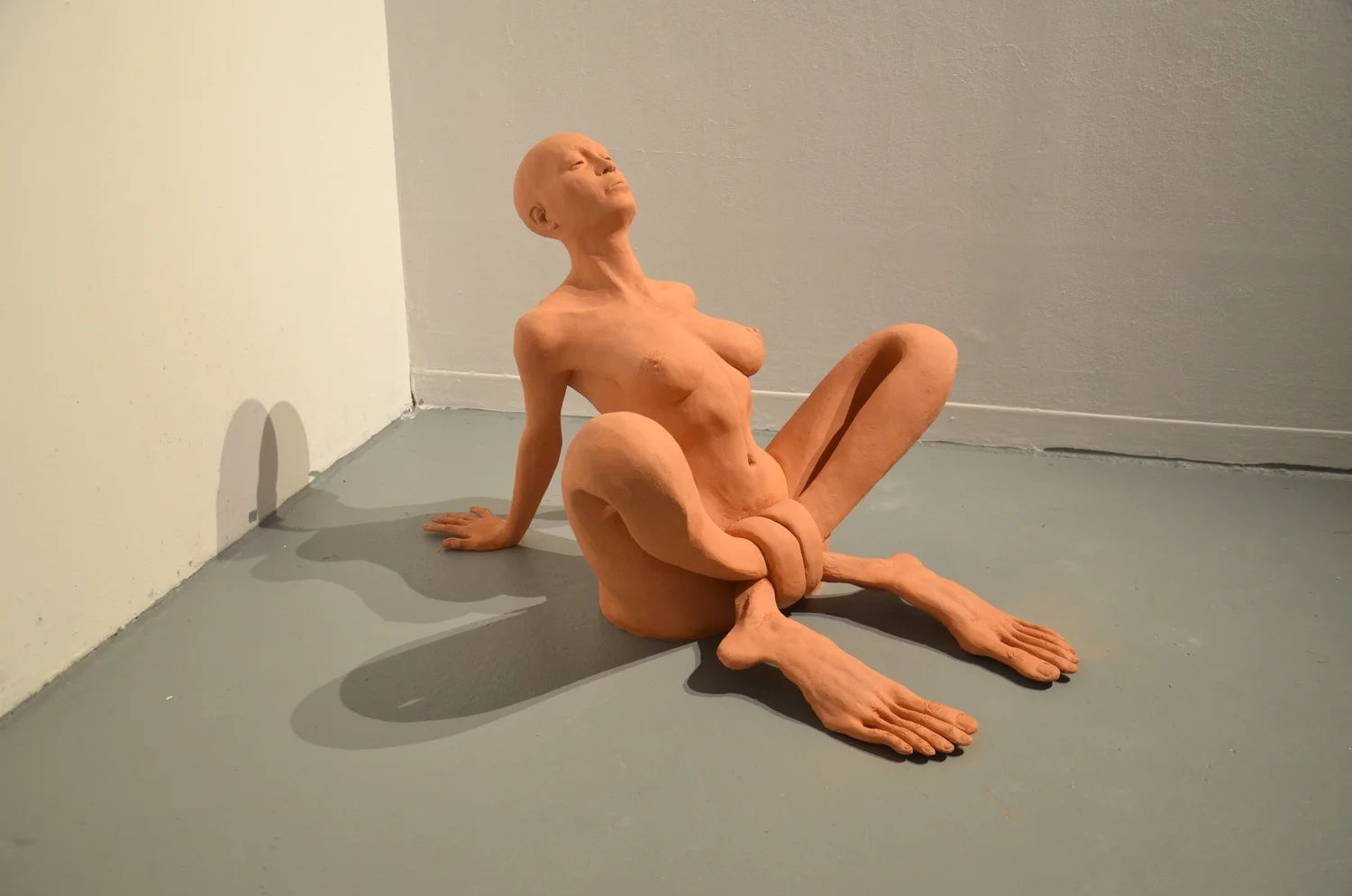 Life Size Ceramic Figure From A Silicone Mold