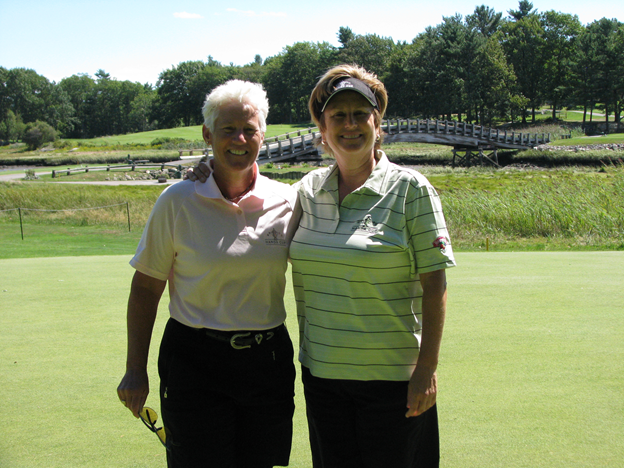 Australia's Jane Crafter with Patty Sheehan, World Golf Hall of Fame Member and US Womens Open Champion, 1992 and 1994. "I never thought of myself as anything less than a winner. To be
successful, you need drive, determination and a belief in yourself, and
some kind of peacefulness about what you're doing." Patty Sheehan