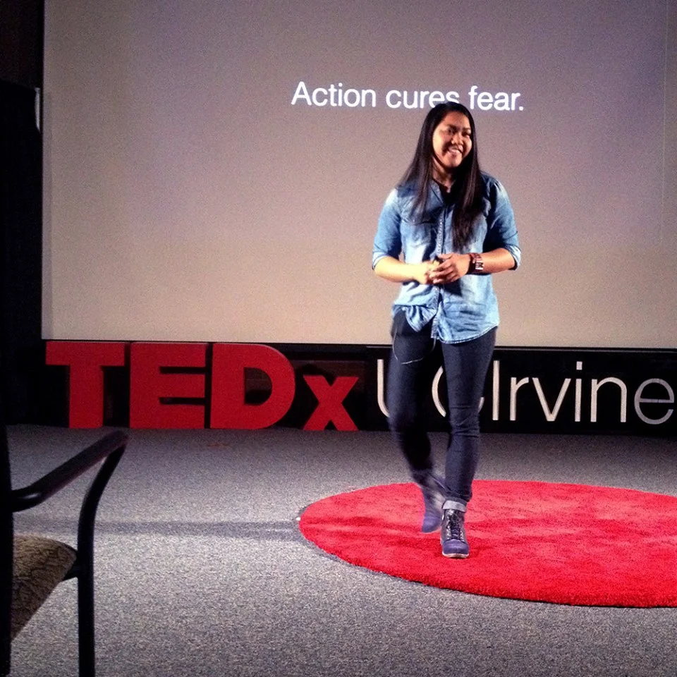 Me speaking at TEDxUCIrvine!