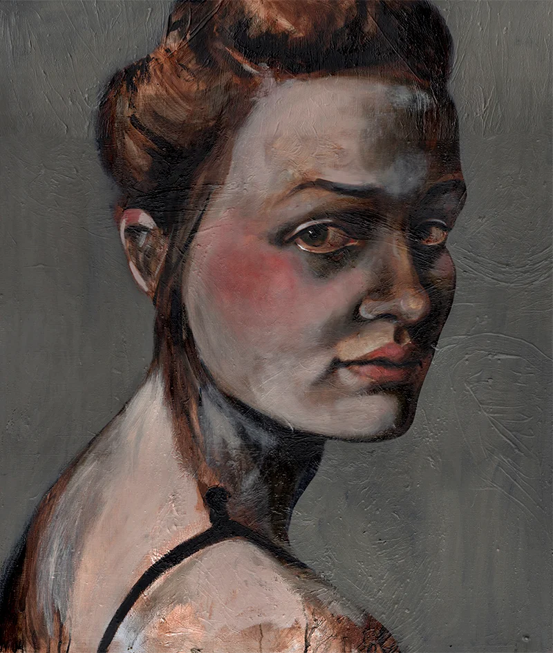 Untitled (portrait of a young girl)
