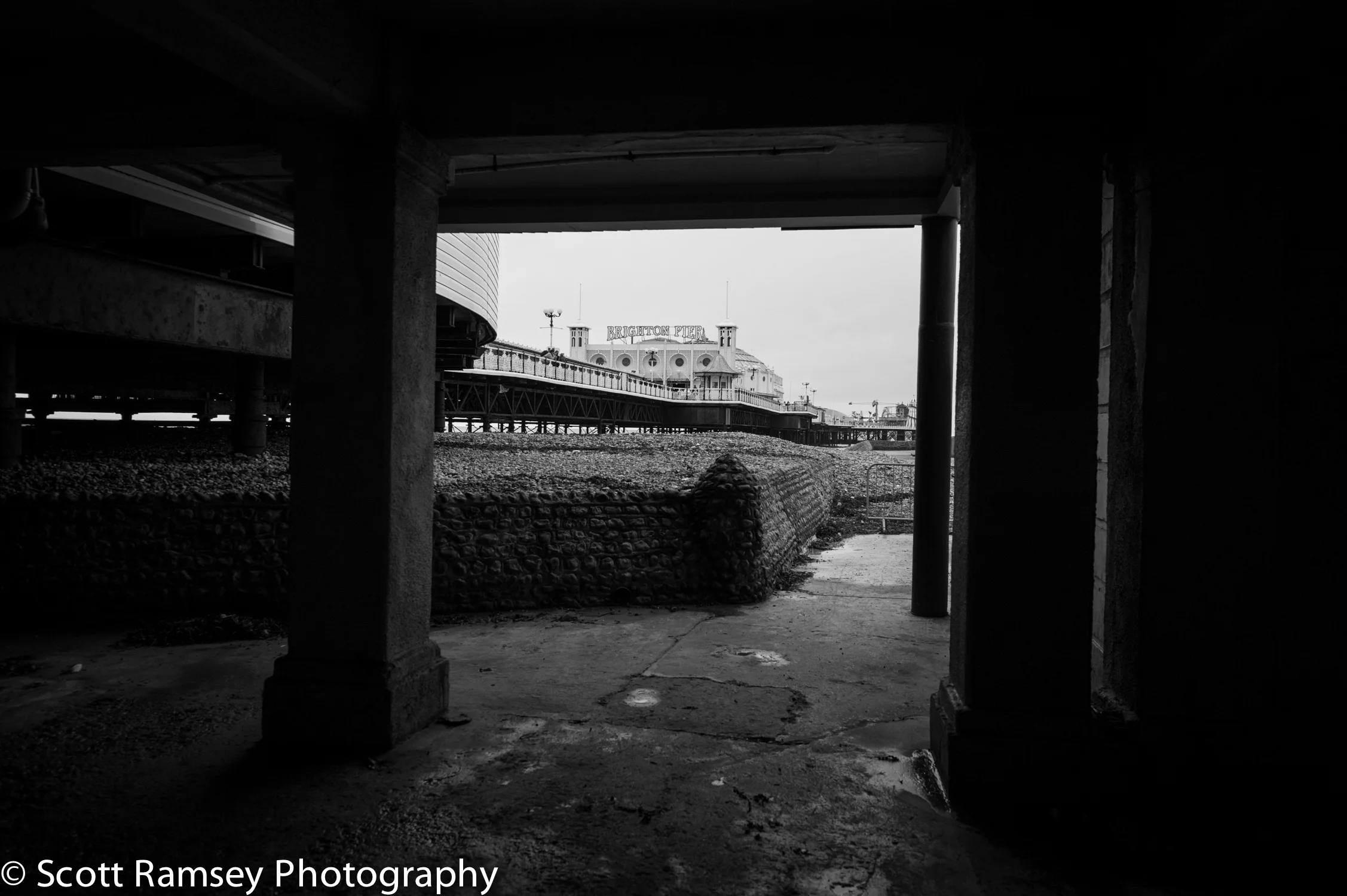 An alternative view of Brighton Pier.