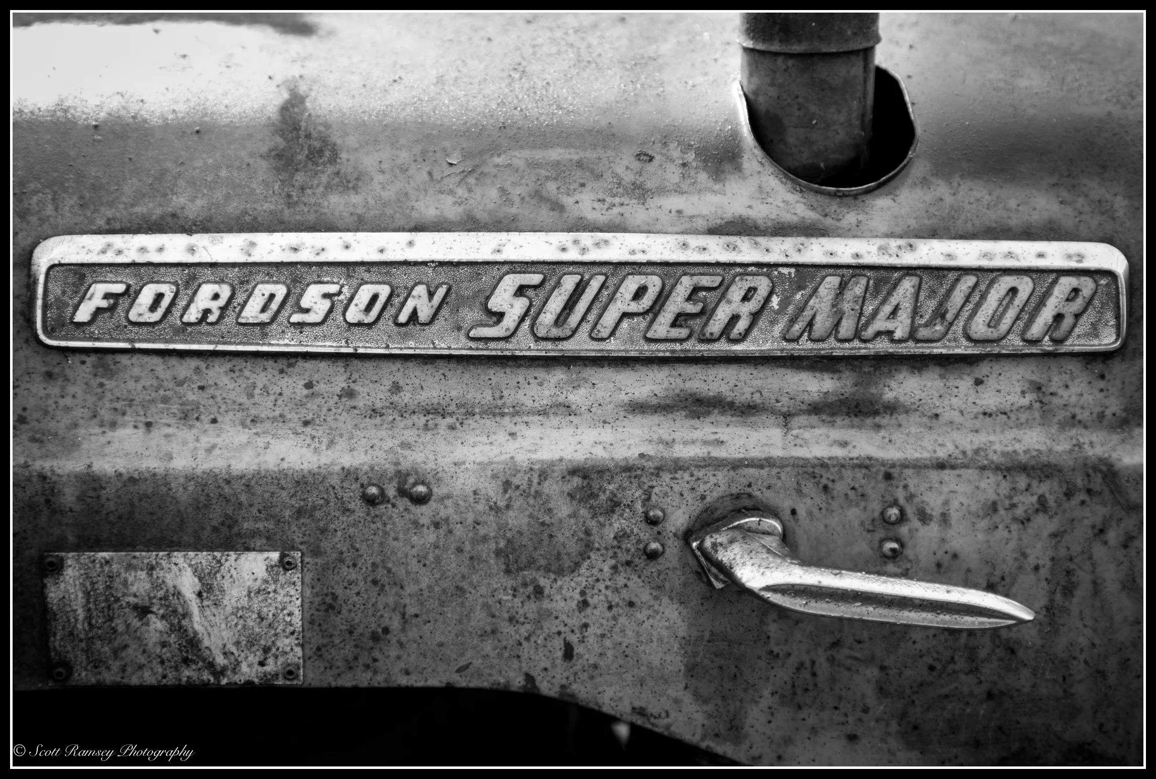 A name plate of a Fordson Super Major vintage tractor. These&nbsp;mass produced tractors where manufactured by Henry Ford &amp; Son Inc from 1917 to 1920.