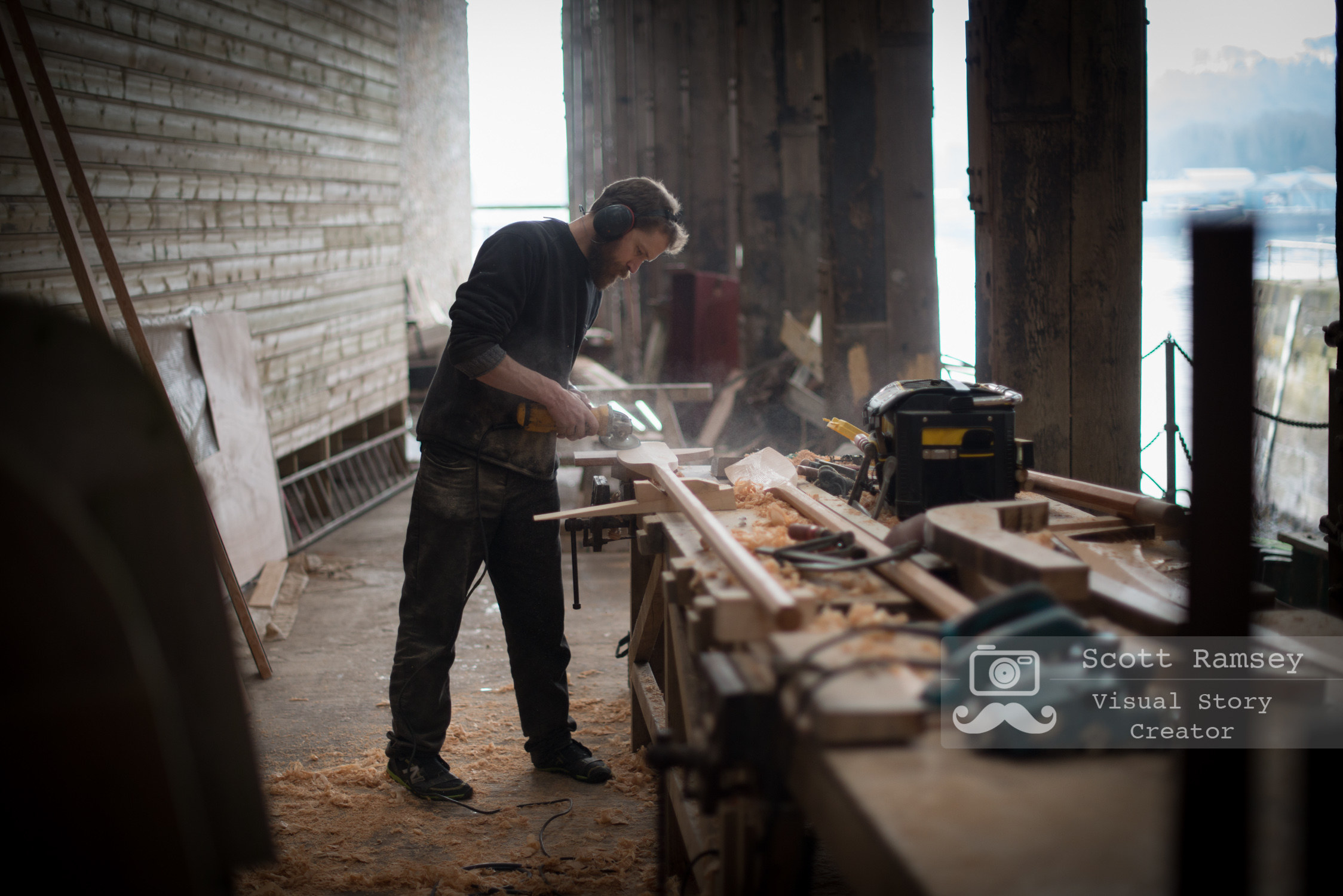 Commercial Photographer UK - Staff Business Working Photo Plymouth Boat Yard