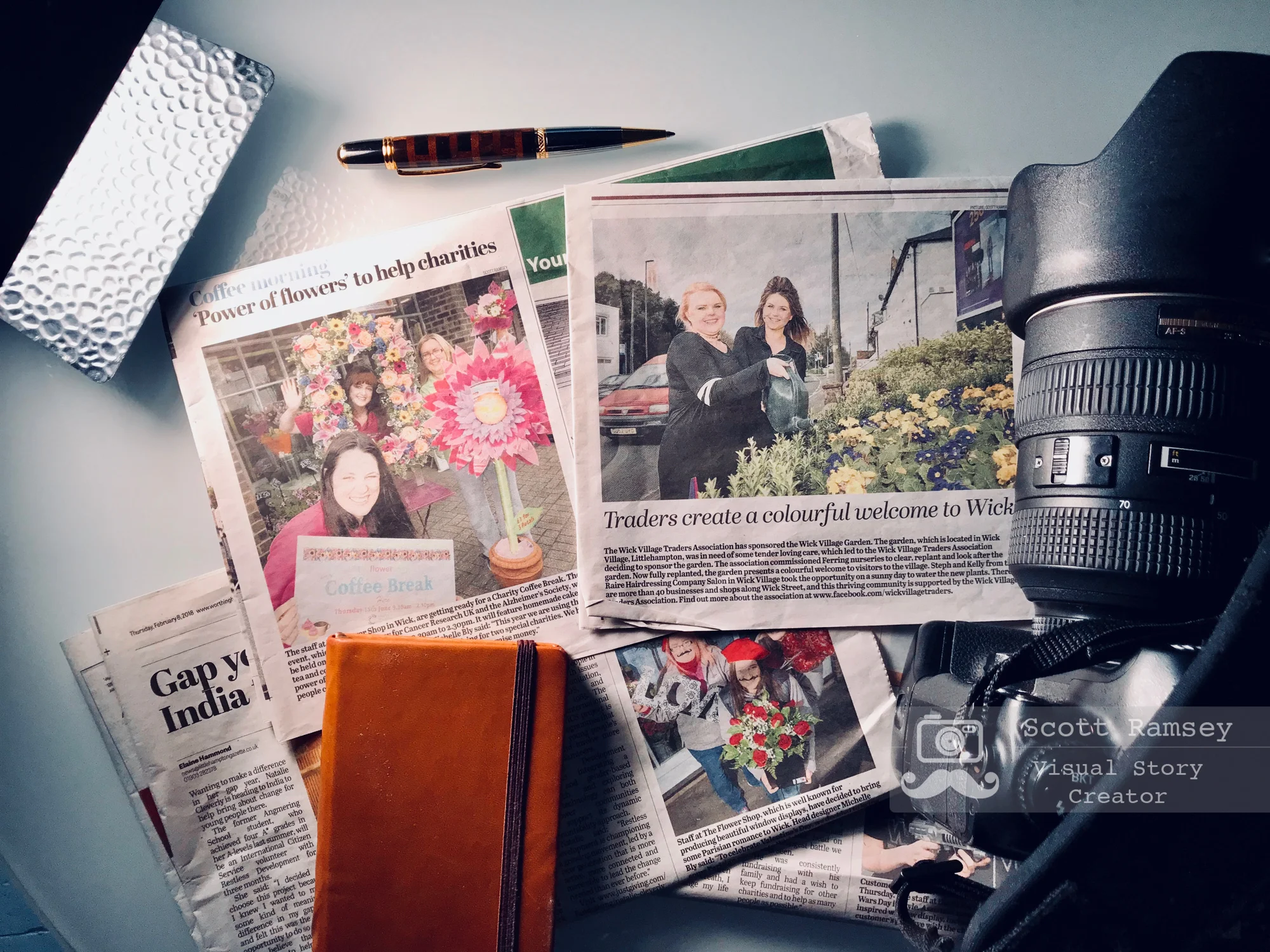 West Sussex Business Marketing - By using a great set of images and a well-written press release I've managed to achieve repeated coverage for many of my clients who run small businesses in West Sussex, England. Photo © Scott Ramsey Visual Content Creator.