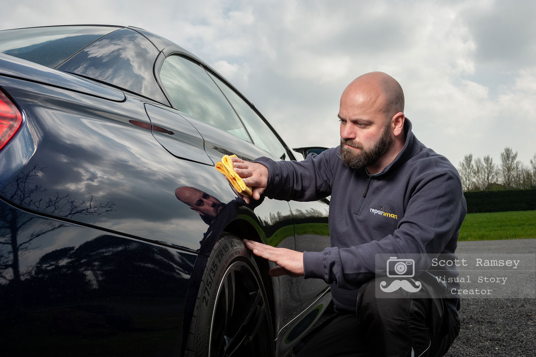 Commercial Photographer Car Repair Business Photo Shoot