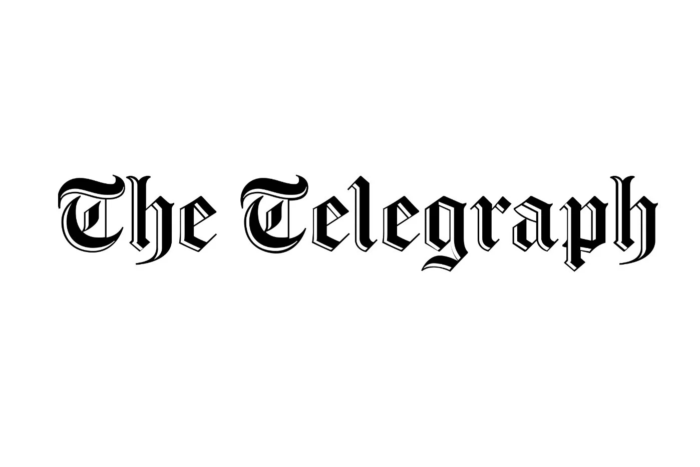 The Telegraph newspaper logo, highlighting national press photography published in UK broadsheet media.