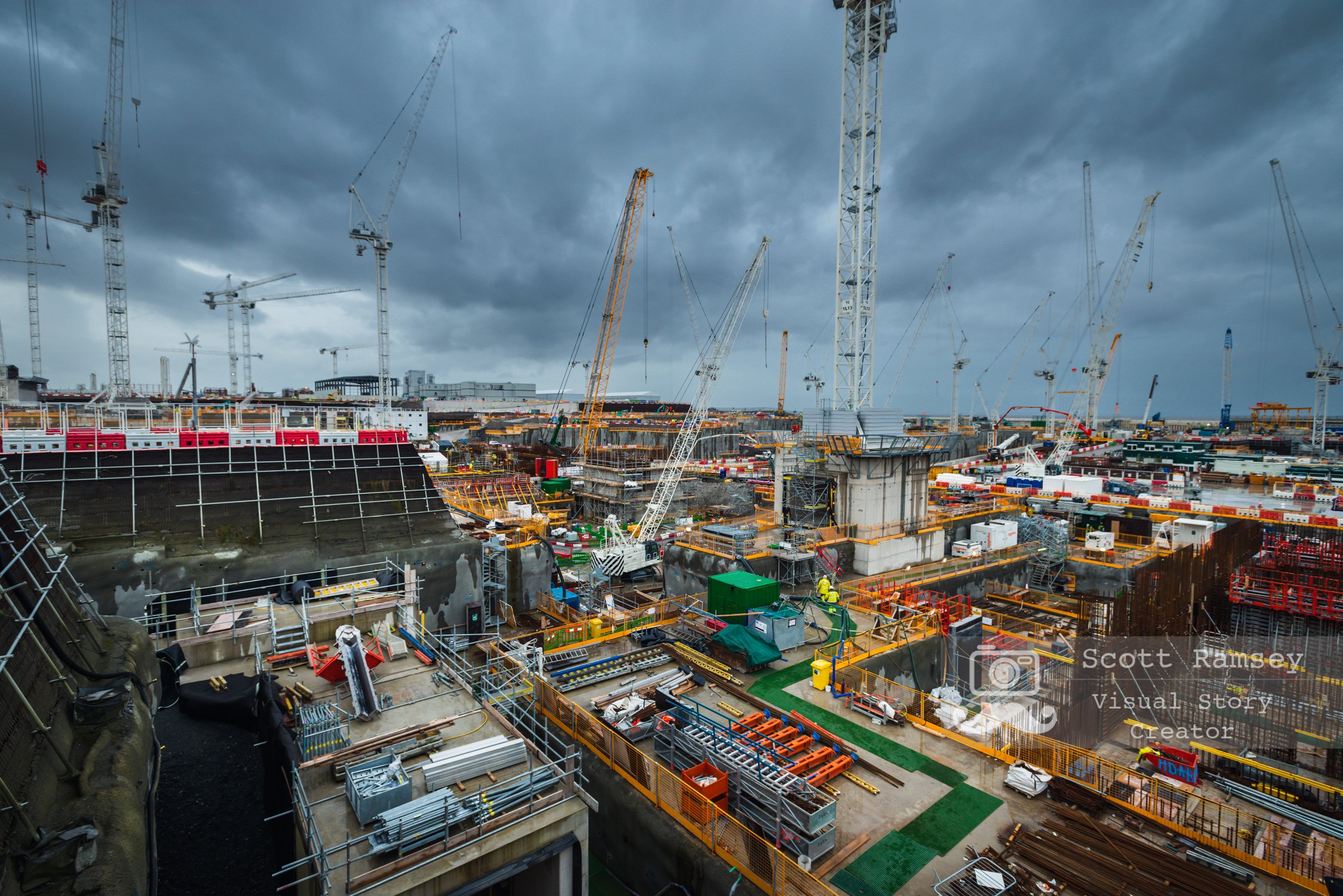 Construction Site Photographer UK Nuclear Power Photography