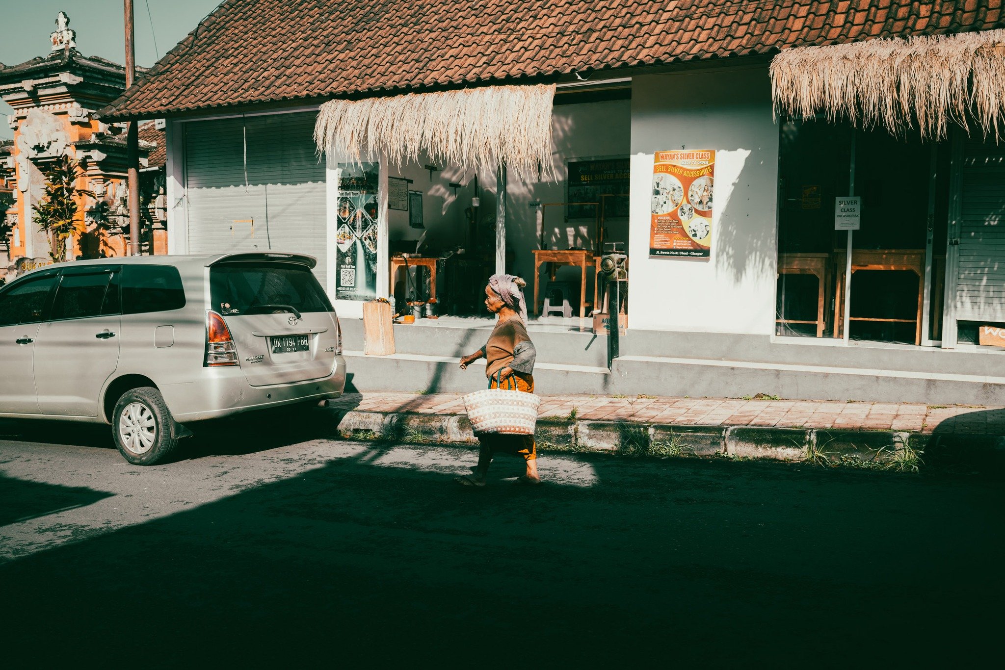 Shopping day in Ubud, Bali, Indonesia.