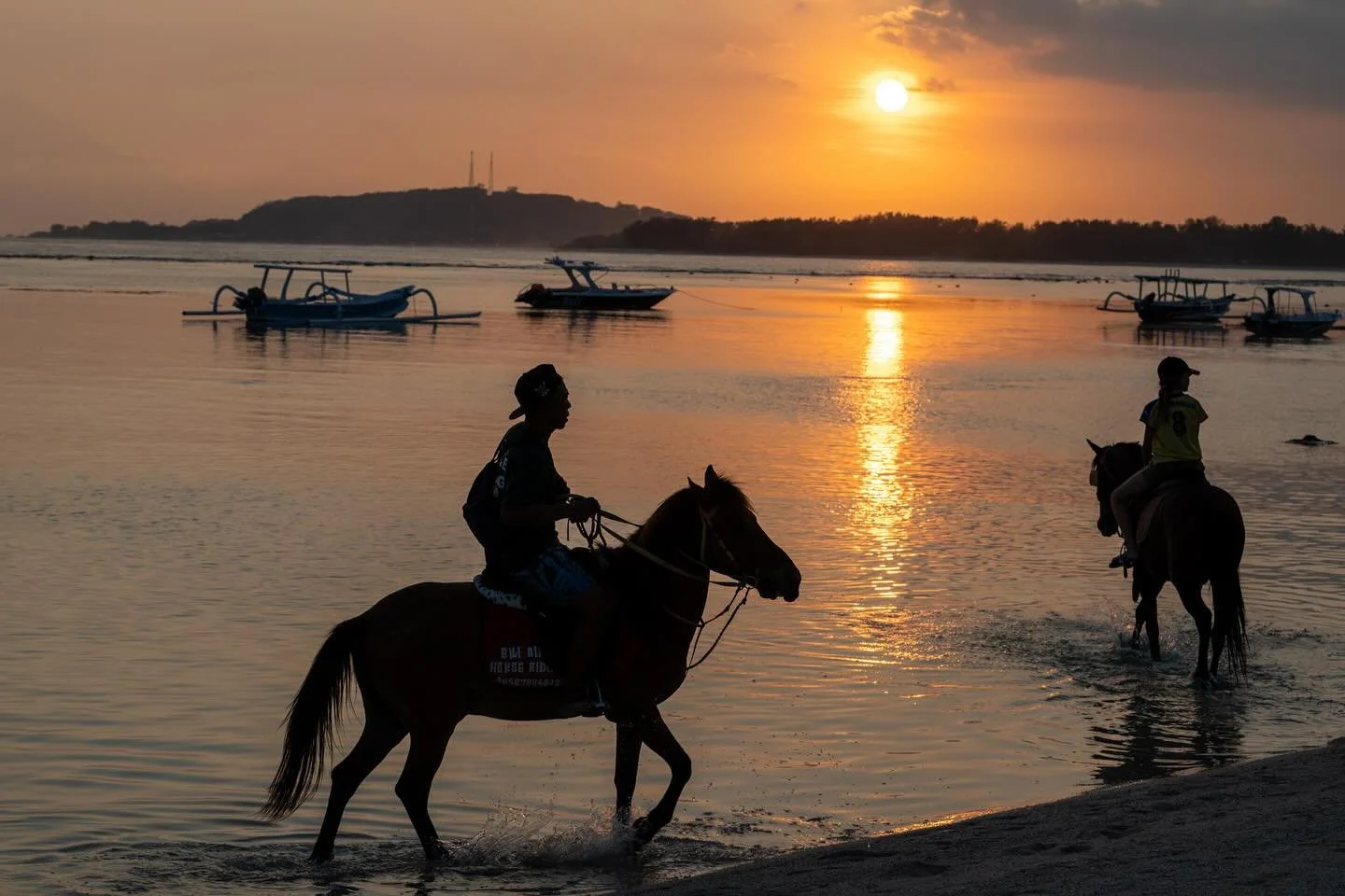 The Light That Stays With You | Gili Air, Indonesia. There&rsquo;s a quietness that settles over you when photographing places like Gili Air. As the sun descended and cast this golden pathway across the water, I disappeared into my own world, watchin