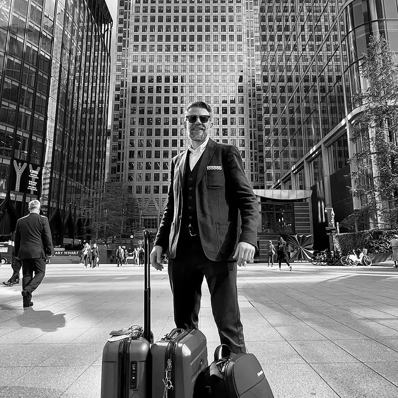 Scott Ramsey founder and creative director at Canary Wharf, London